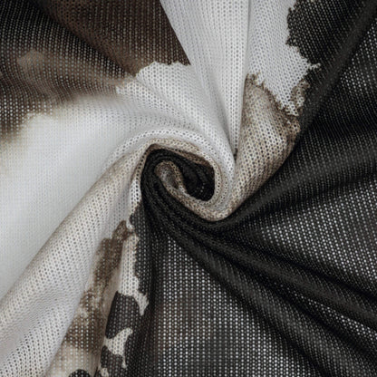 Marble Camo Knit Mesh per/metre