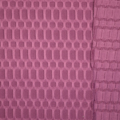 Mauve Honeycomb Jersey 1m