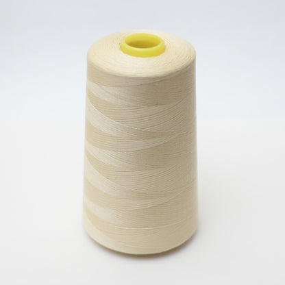 Mid Beige Spun Polyester 120s Machine Sewing Thread 5000 Yard Cone
