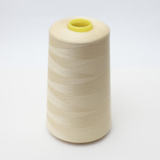 Mid Beige Spun Polyester 120s Machine Sewing Thread 5000 Yard Cone