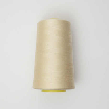 Mid Beige Spun Polyester 120s Machine Sewing Thread 5000 Yard Cone