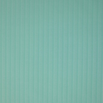 Mint Blue Ribbed Knit Jersey per/metre