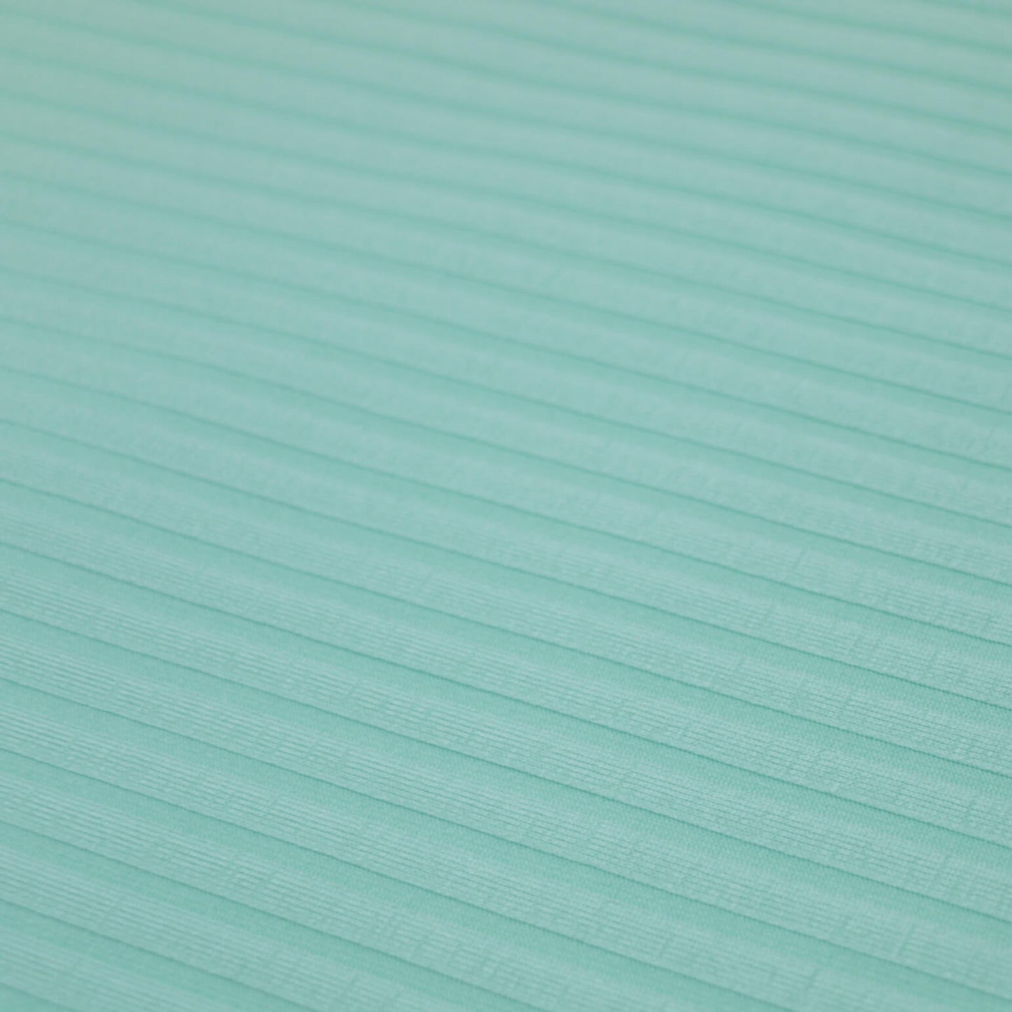 Mint Blue Ribbed Knit Jersey per/metre