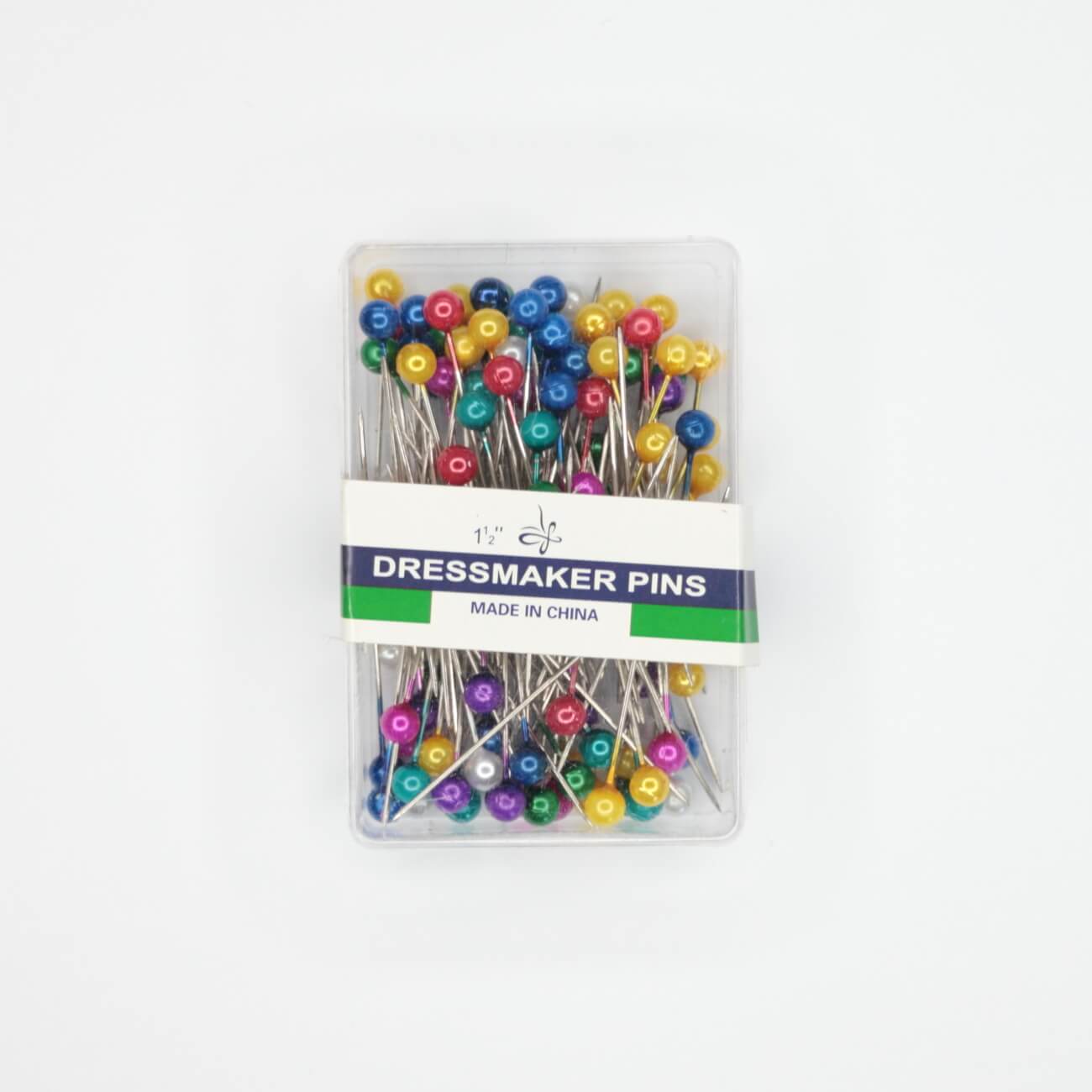 Mixed Colour Pearl Head Sewing Pins 100pcs