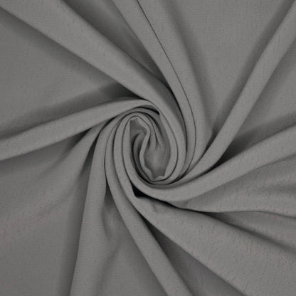 Mocha Grey Marocain Crepe per/metre