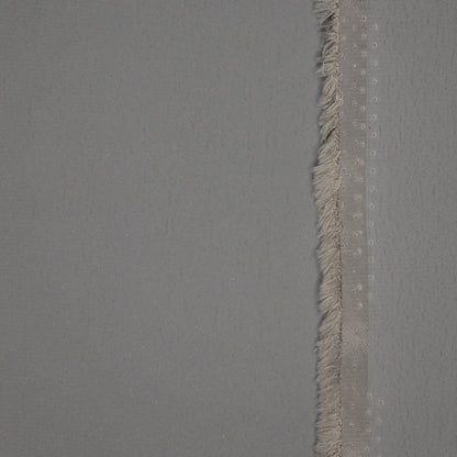 Mocha Grey Marocain Crepe per/metre