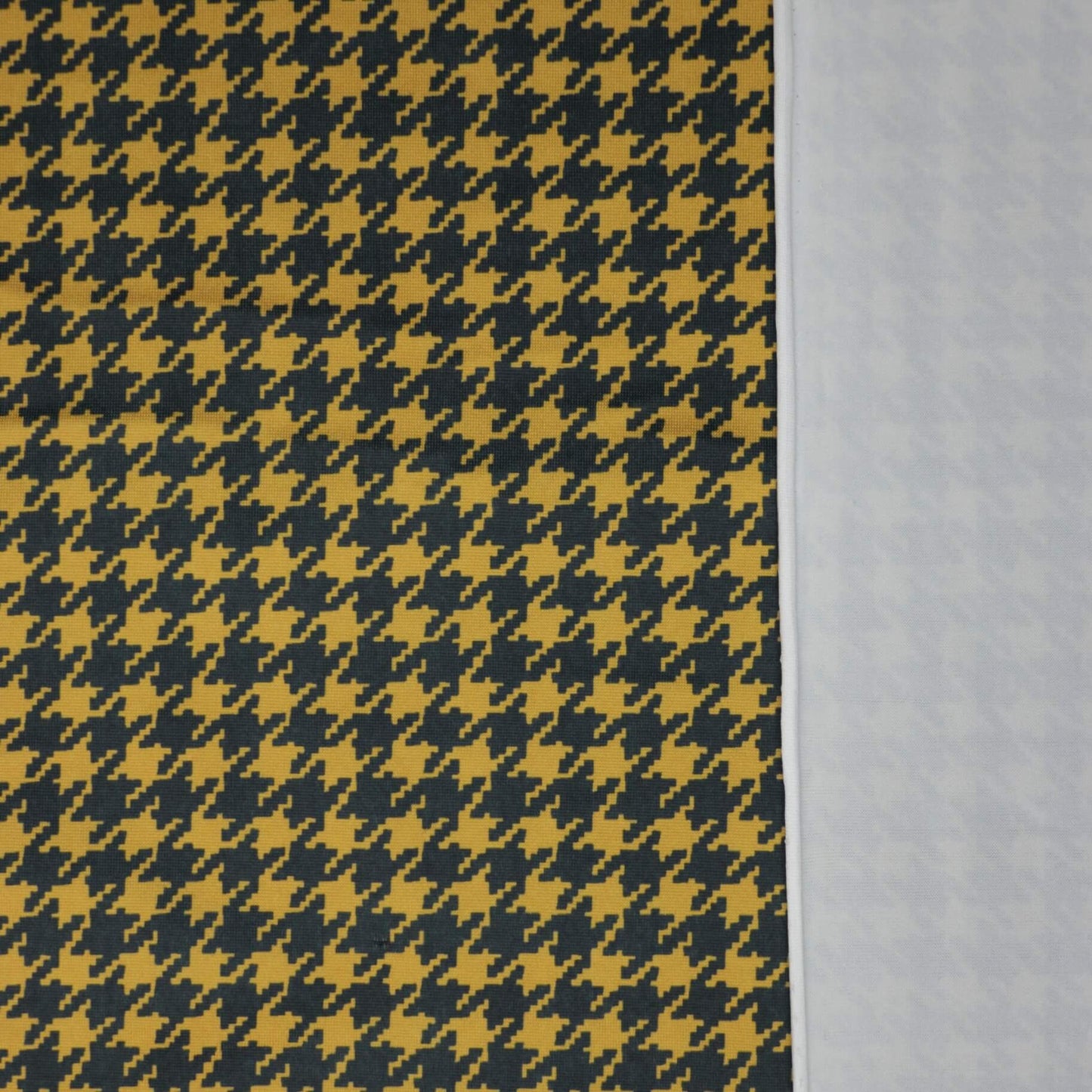 Mustard Houndstooth ITY per/metre