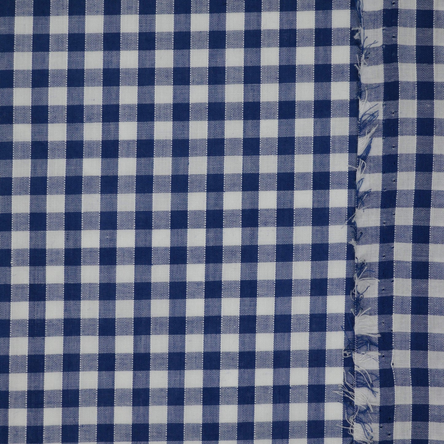 Navy & White 1/4 Inch Gingham Polycotton per/metre