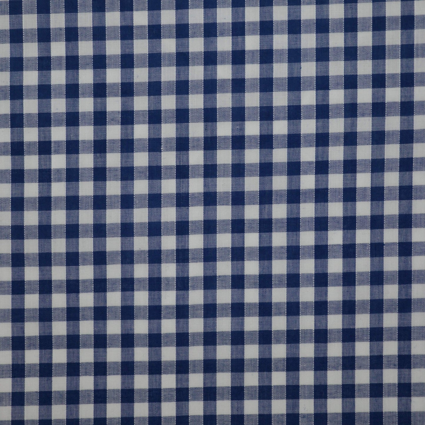 Navy & White 1/4 Inch Gingham Polycotton per/metre