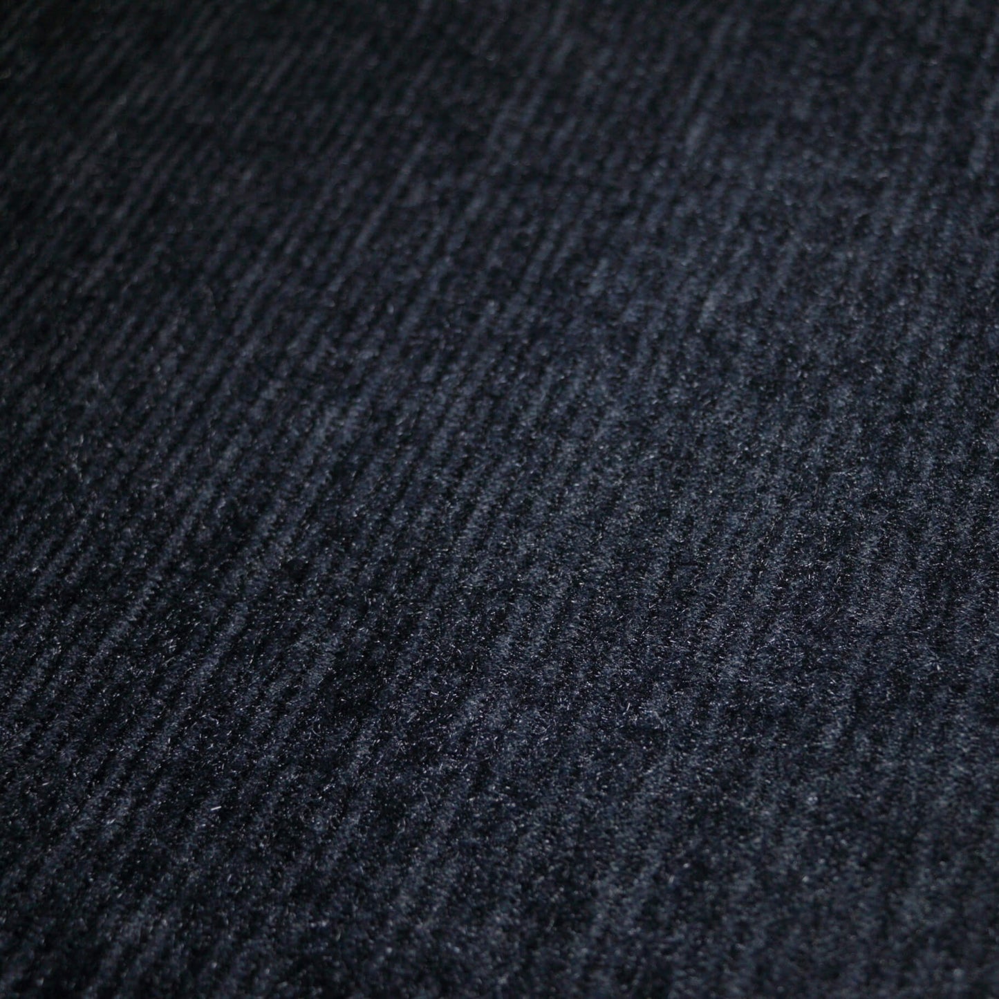 Navy Knitted Corduroy Jersey 1m