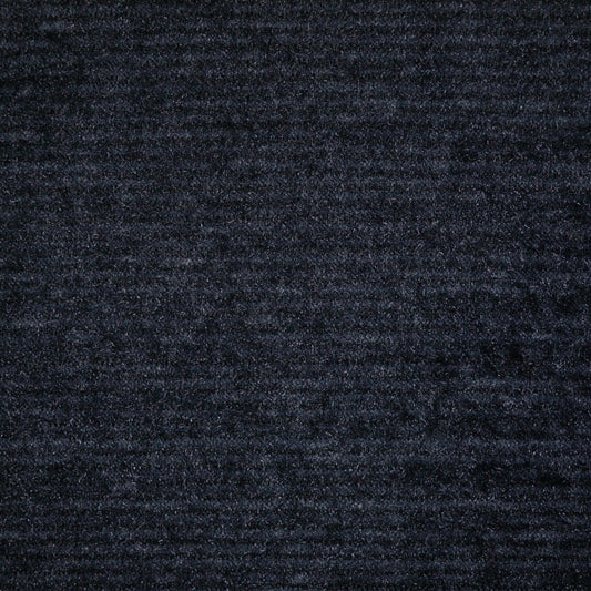 Navy Blue Knitted Corduroy Jersey per/metre