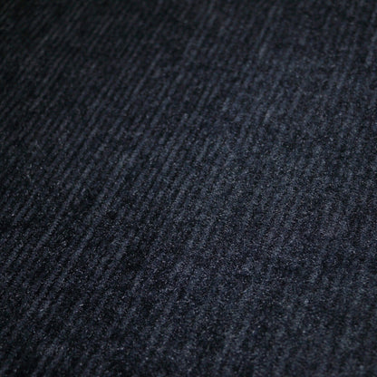 Navy Blue Knitted Corduroy Jersey per/metre