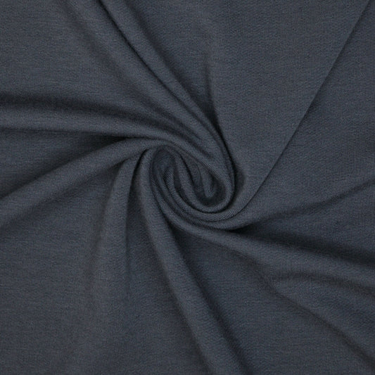 Navy Loopback Jersey per/metre