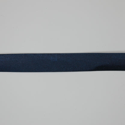 Navy Satin Folded Bias-Binding per/metre