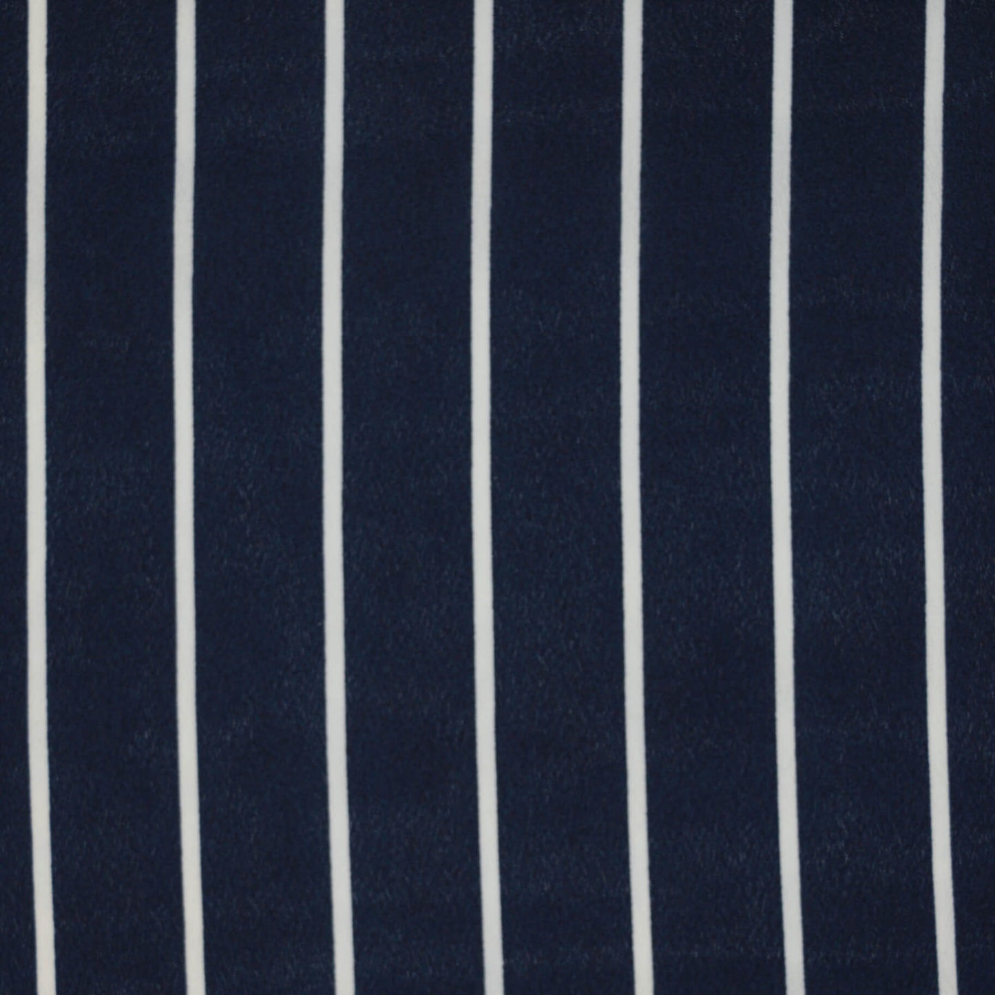 Navy Stripe Georgette per/metre