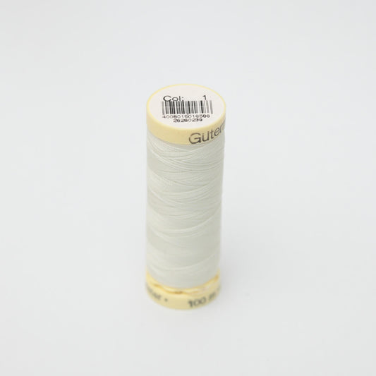 Off-White Gutermann Sew-All Polyester Thread (Col 1) 100m