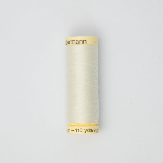 Off-White Gutermann Sew-All Polyester Thread (Col 1) 100m