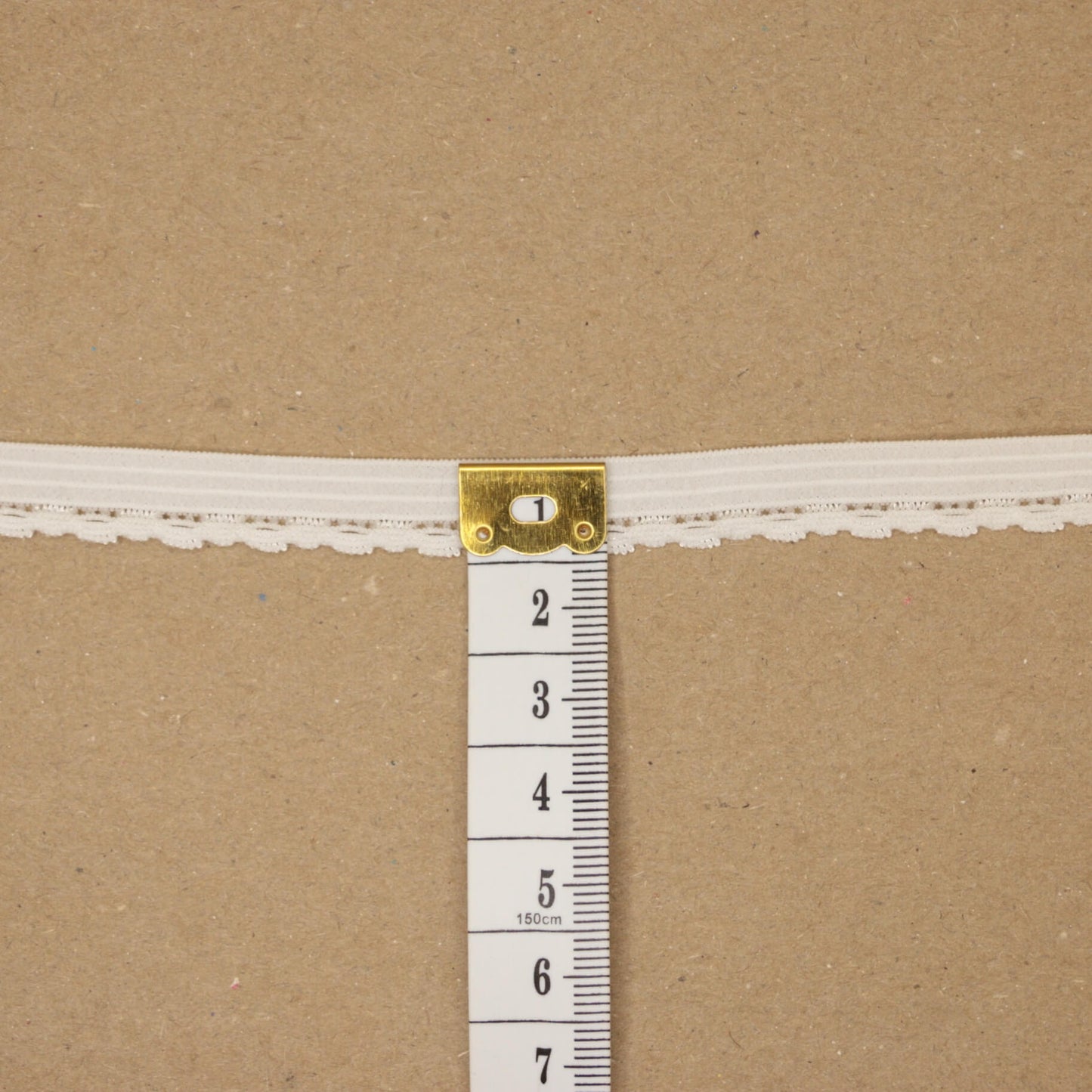 10mm Off-White Picot Elastic 3m