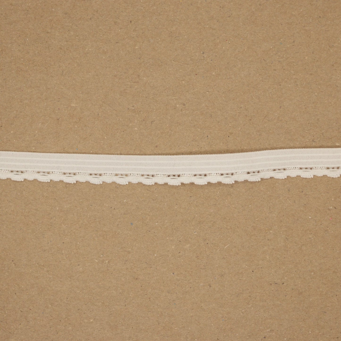 10mm Off-White Picot Elastic 3m