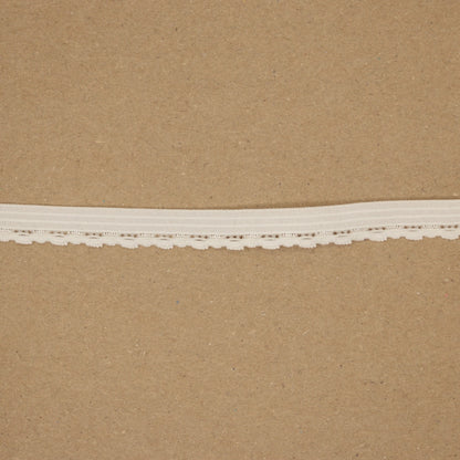 10mm Off-White Picot Elastic 3m
