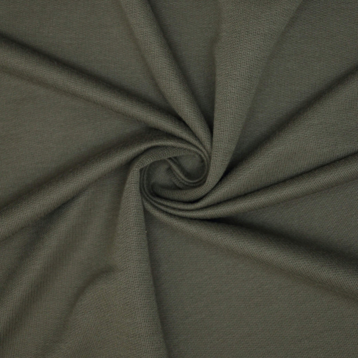 Olive Green Loopback Jersey per/metre