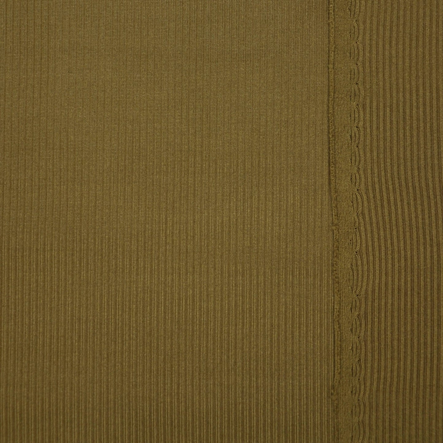 Olive Green Ribbed Jersey 1m