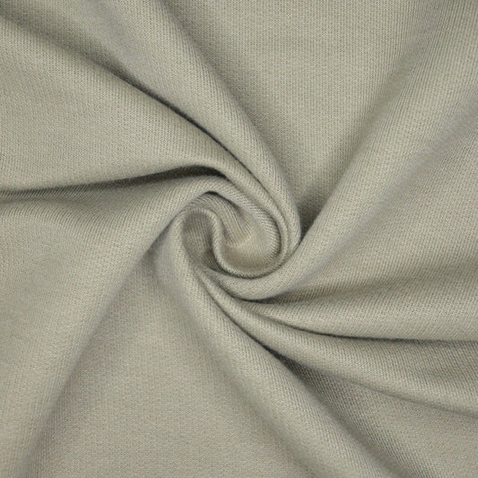 Olive Loopback Jersey per/metre