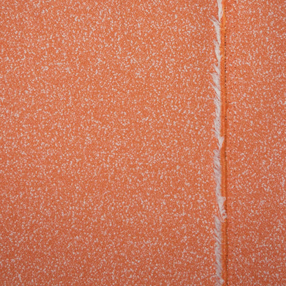 Orange & White Speckled Boucle per/metre