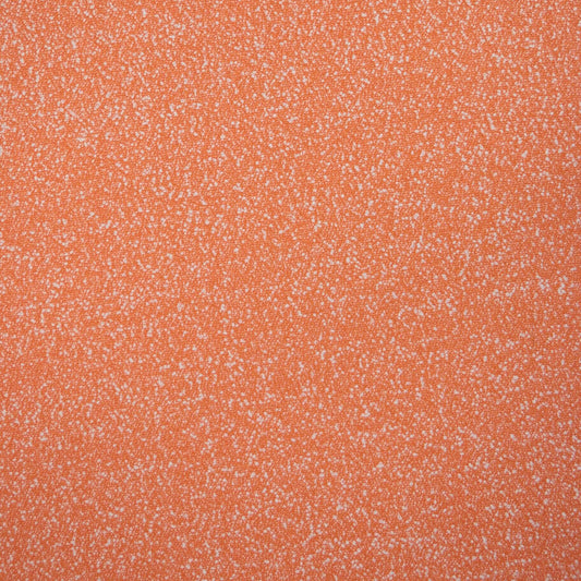 Orange & White Speckled Boucle per/metre