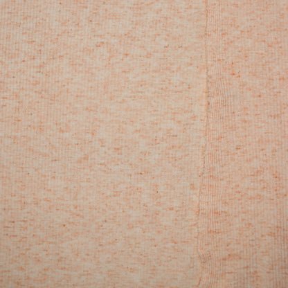 Orange Speckled Ribbed Jersey 1m