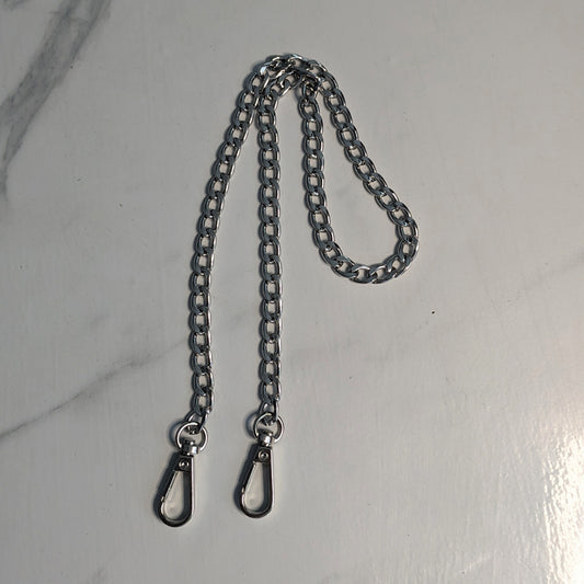 Silver Bag Chain 60cm