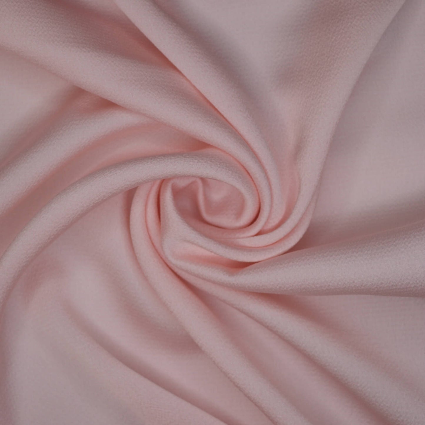 Peach Satin Bubble Crepe per/metre