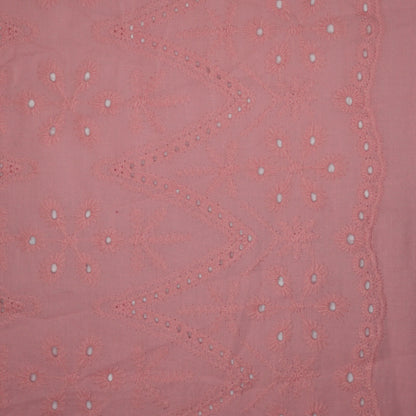 Pink Broderie Anglaise per/metre