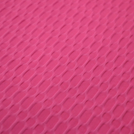 Pink Honeycomb Activewear Jersey per/metre