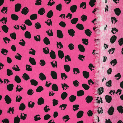 Pink Spot Moracain Crepe 1m