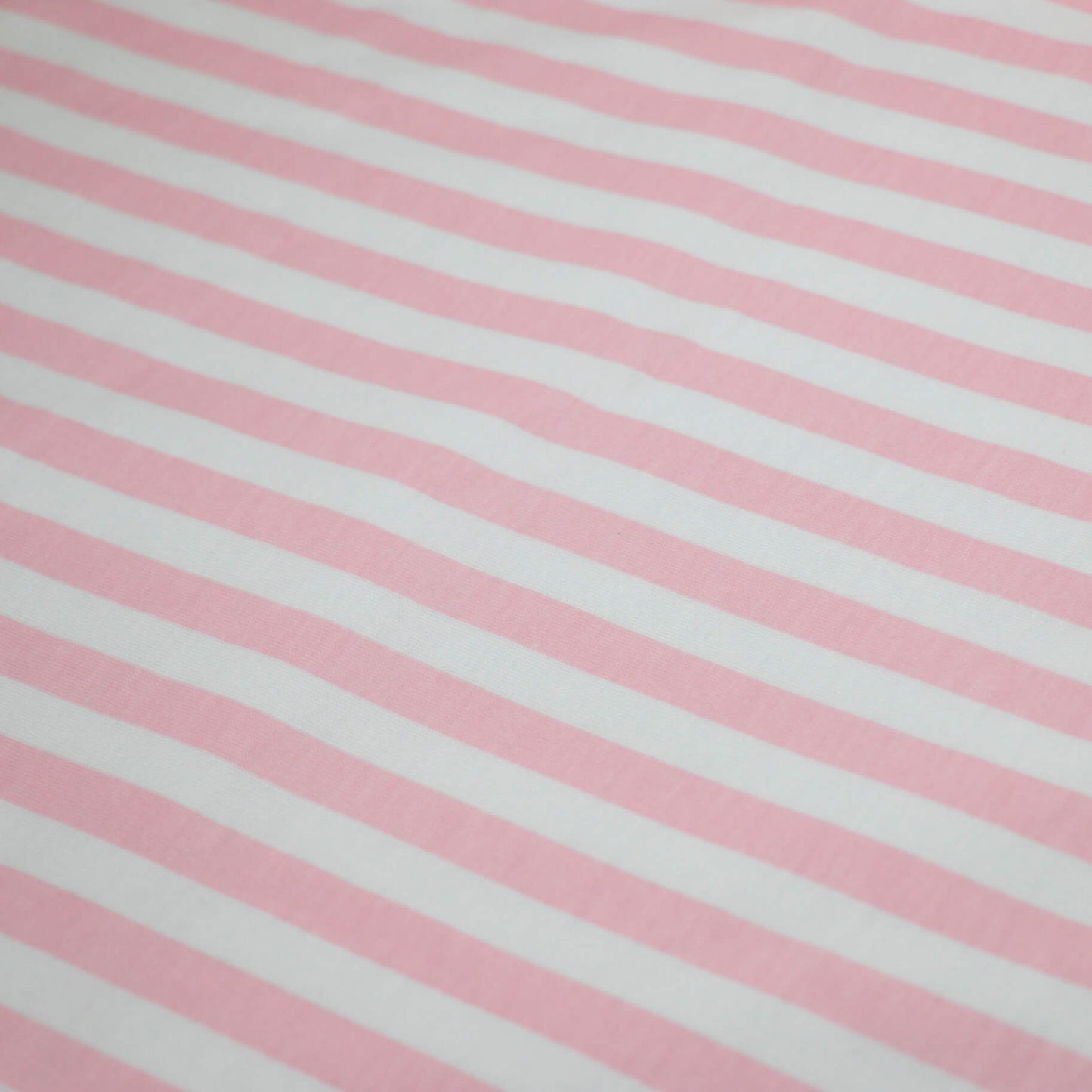 Pink Stripe Jersey per/metre
