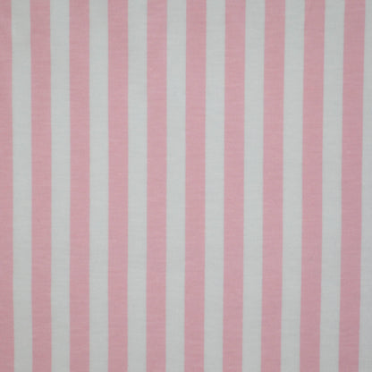 Pink Stripe Jersey per/metre