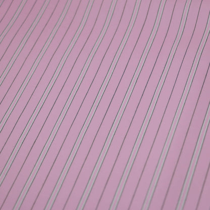 Pink Stripe Polycotton 1m