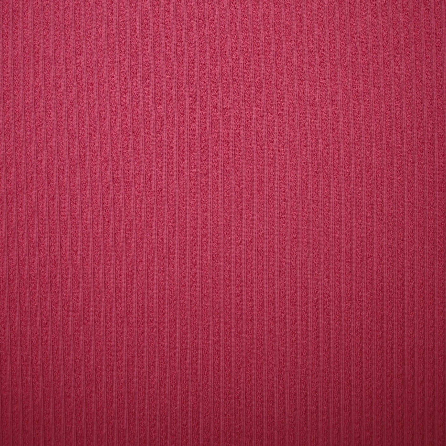 Pink Cable Ribbed Jersey 1m