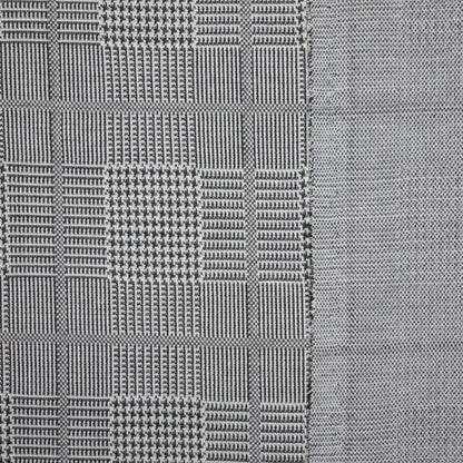 Plaid Houndstooth Knit Jersey per/metre