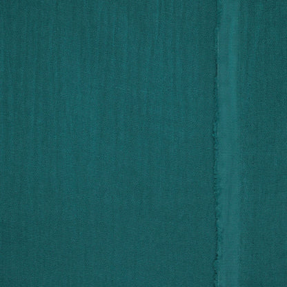 Plain Teal 100% Cotton Double Gauze half/metre