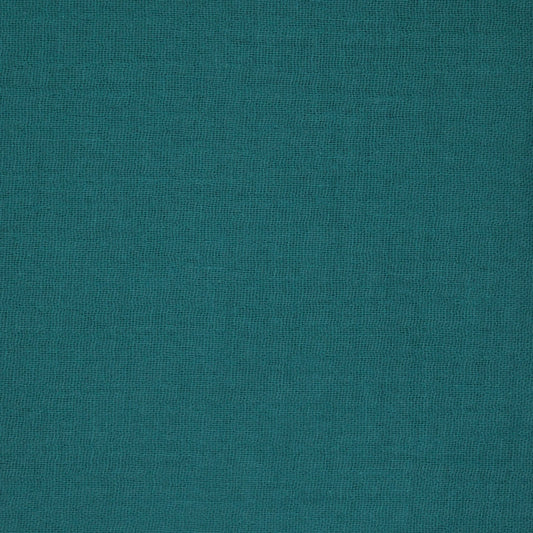 Plain Teal 100% Cotton Double Gauze half/metre