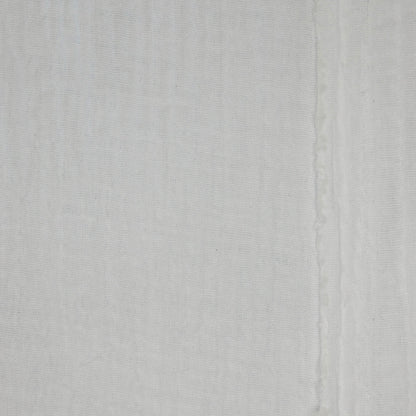 Plain White 100% Cotton Double Gauze half/metre