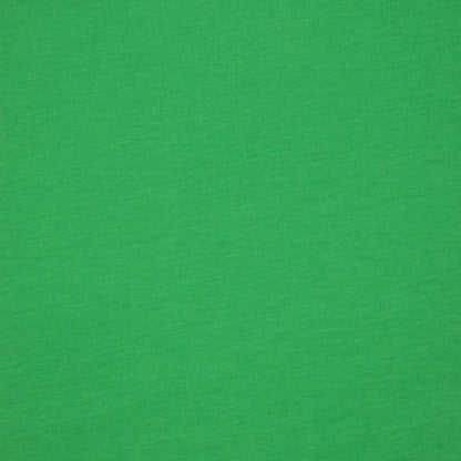 Plain Green Cotton Jersey 1m