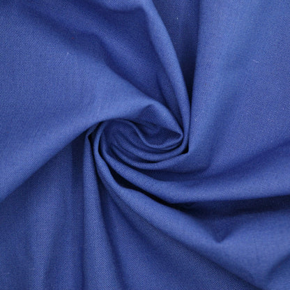 Plain Royal Blue Linen Mix 1m