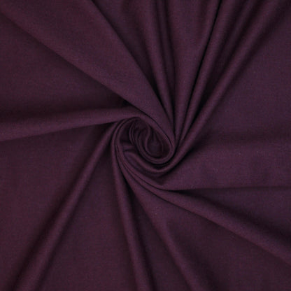 Plum Cotton Jersey per/metre