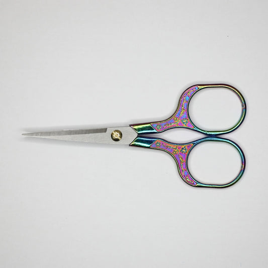 Plum Blossom Stainless Steel Embroidery Scissors