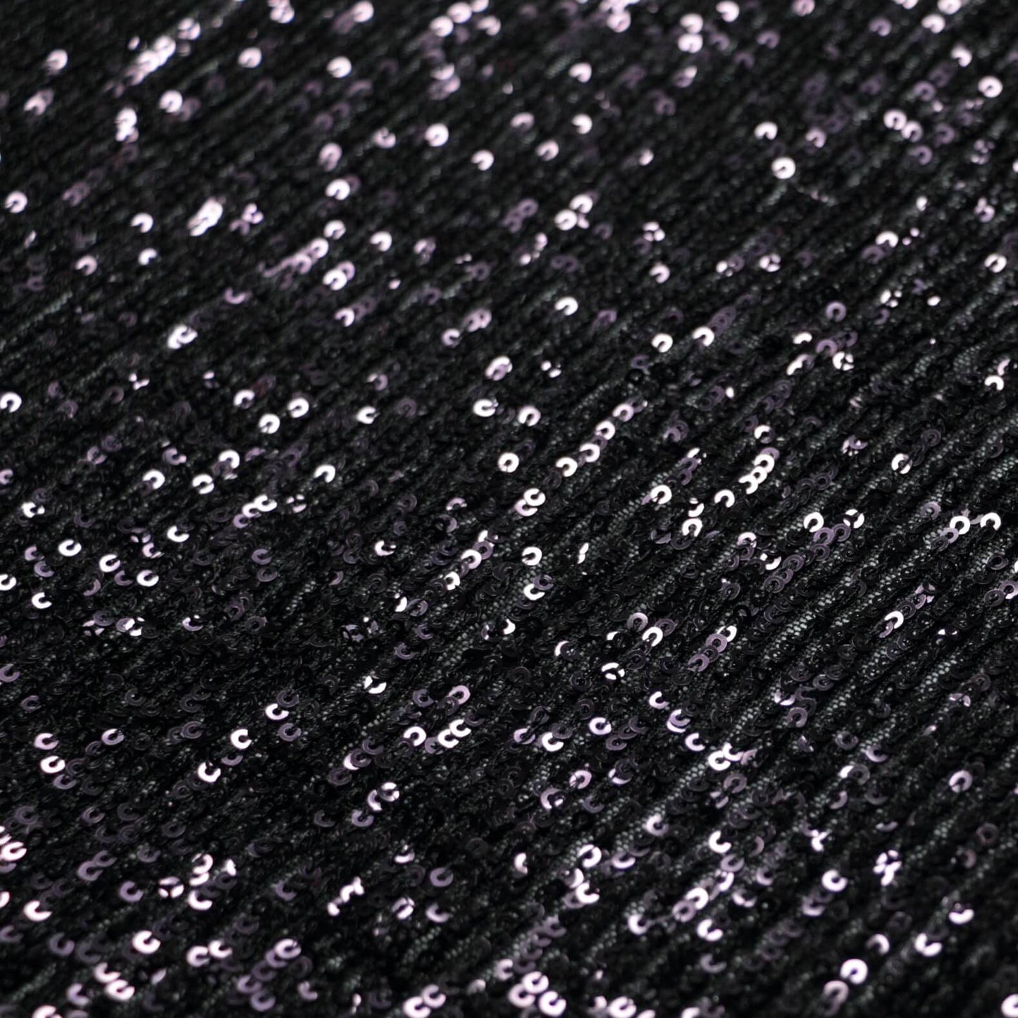 Purple Sequin Embroidery Mesh 1m