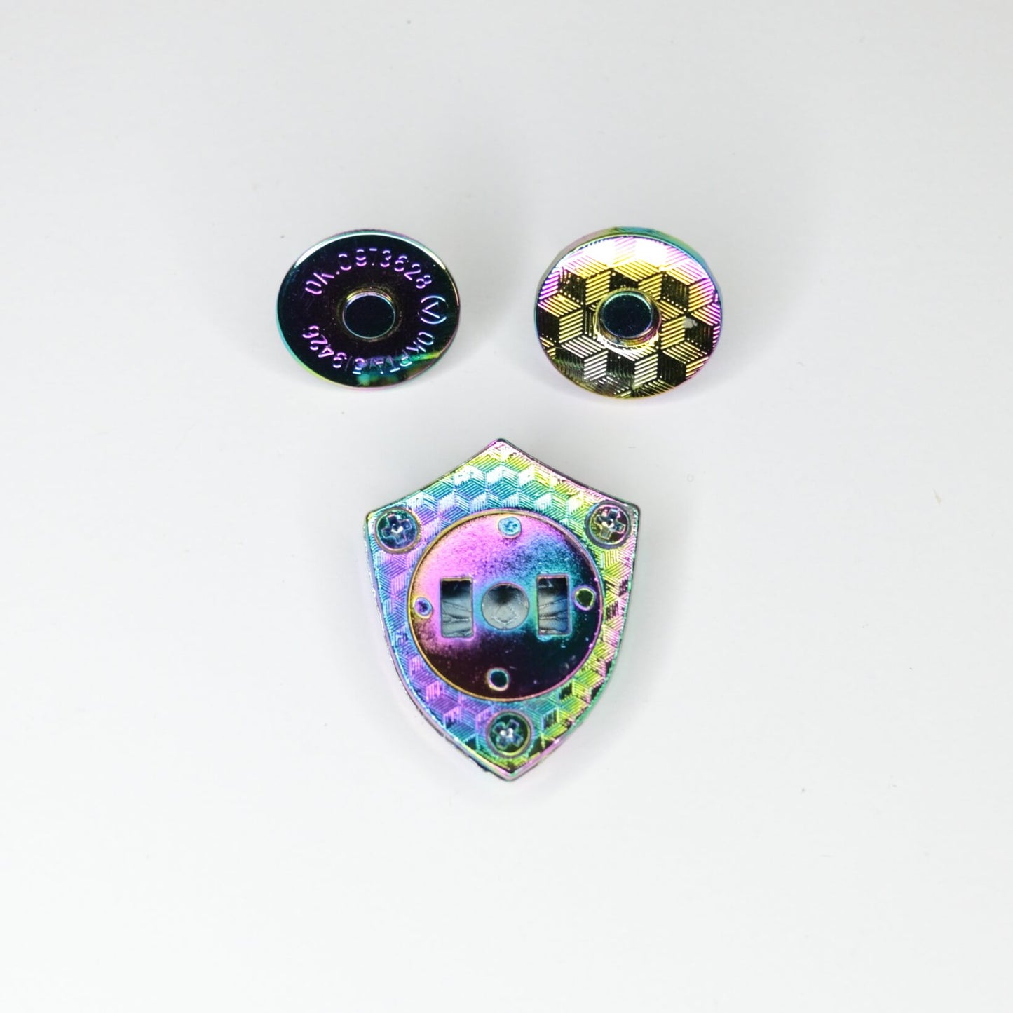 Rainbow Badge Magnetic Bag Closure