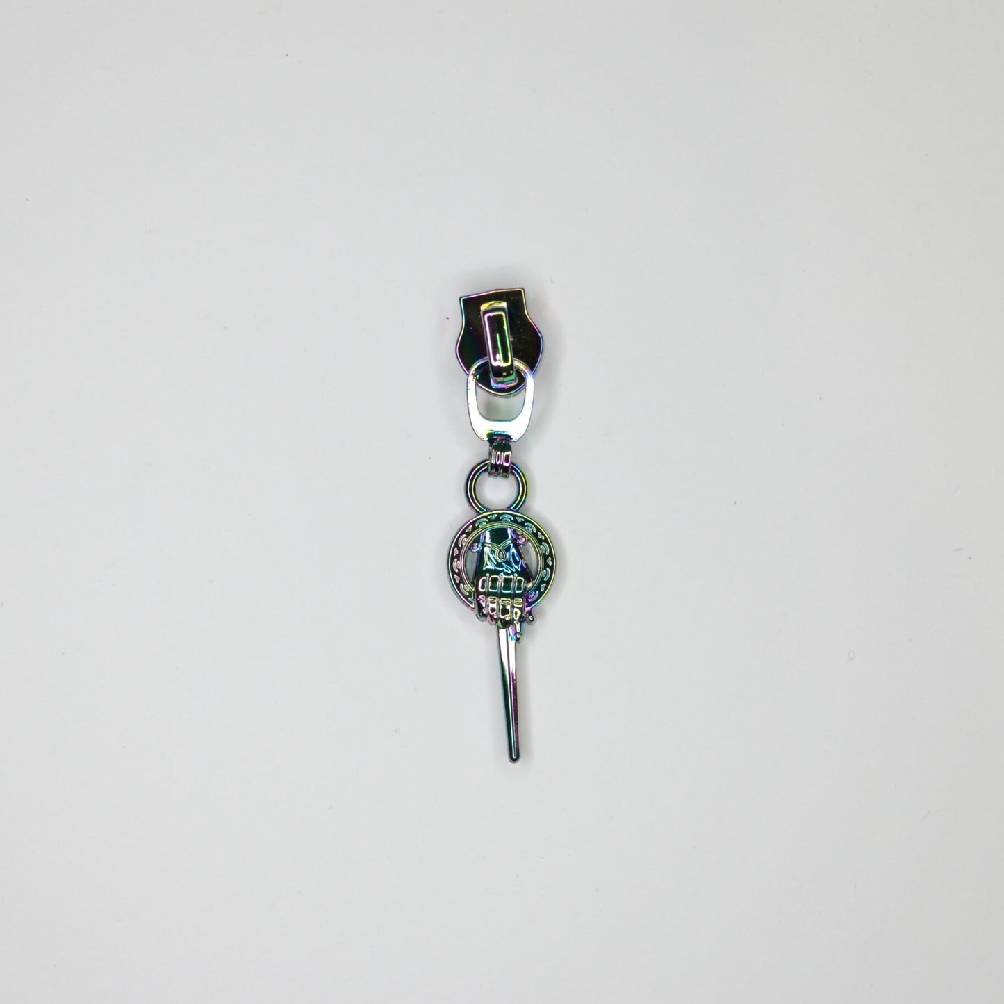 Rainbow Hand of the King #5 Zipper Pull
